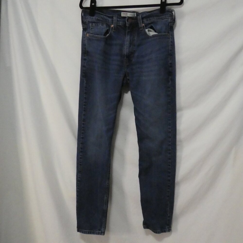 LEVI STRAUSS Signature Regular Taper W 30 L 32 Dark Blue Denim Jeans